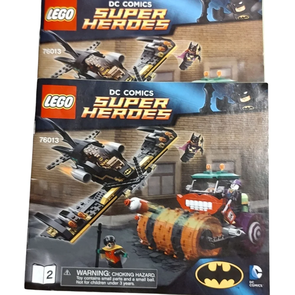 Retired Lego DC Comics Super Heroes Batman The Joker Steam Roller Set 76013